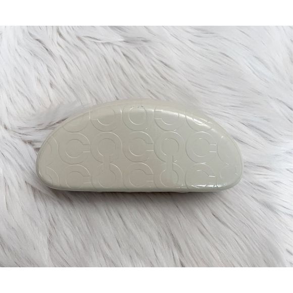 Coach Accessories - Coach White Hard Clamshell Sunglasses/Eyeglasses Case